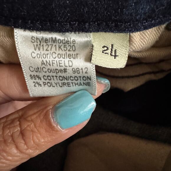 Rag & Bone Jean Women's Blue 24 Denim Skinny Ankle Zippers - Picture 11 of 11